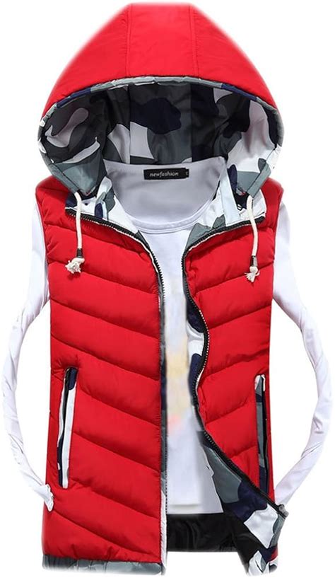 designer hooded gilets for men.